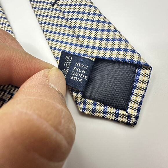 Polo By Ralph Lauren Plaid Check Necktie Career Business Casual Formal Workwear - Picture 6 of 9